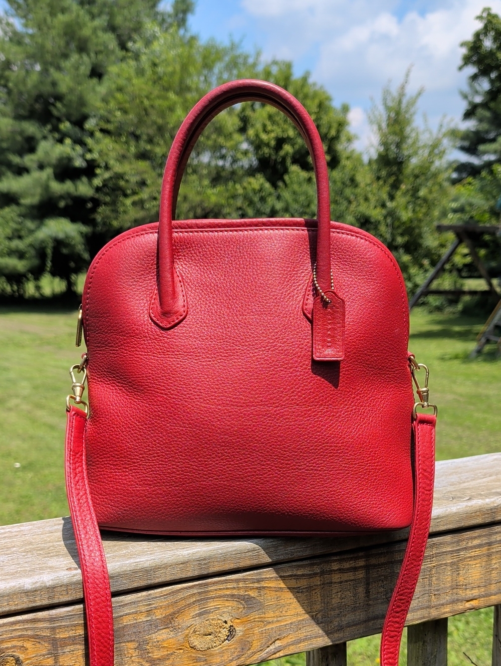 Vintage Coach Sonoma Satchel Tote Bag 4921